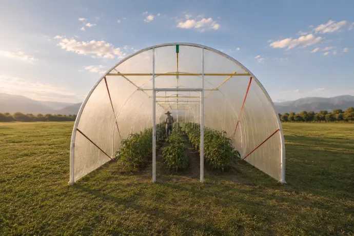 Invernadero Oruga para comenzar un proyecto agrícola en Chile